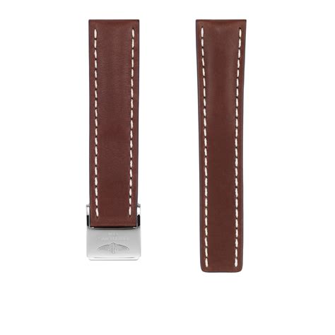 breitling black leather band 438x|Brown Novo Nappa Calfskin Leather Strap .